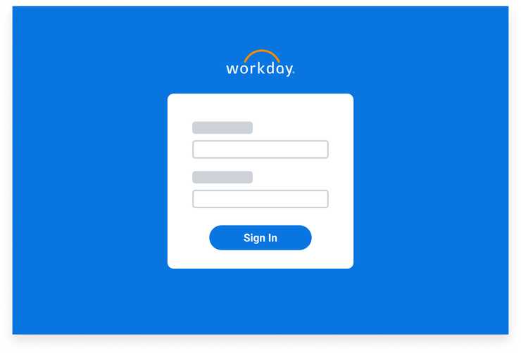 Low fidelity illustration of a sign-in screen with a single centered Primary Button that reads “Sign In”.