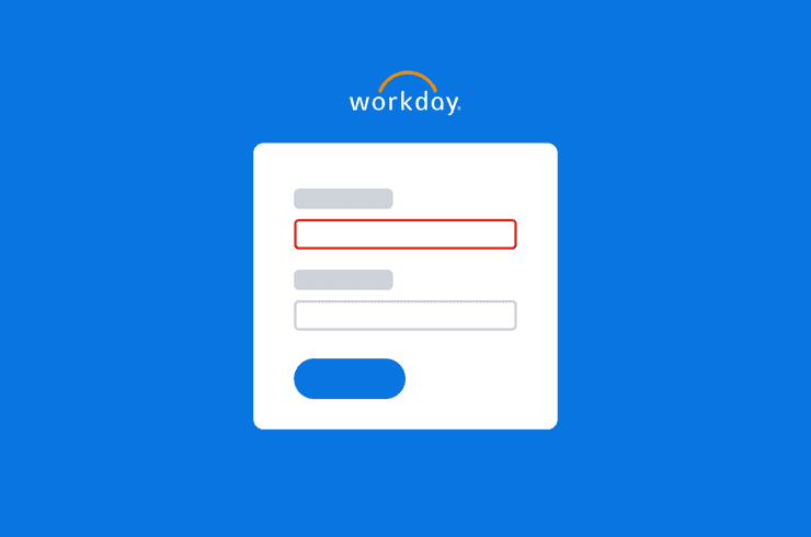 Low-fidelity illustration of a login page with an error on the first input